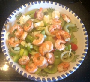 scampi salat