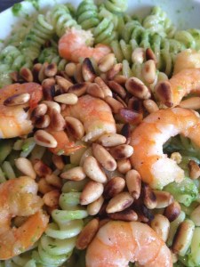 Fusilli mit Garnellen